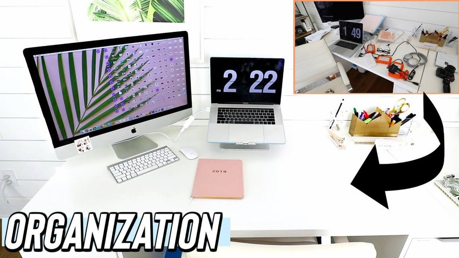 i actually started cleaning and organizing my office office desk and i feel so much better wow