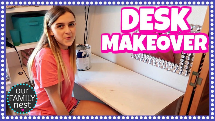 We did tons of work around the house today...painting some walls and Karli painted her desk and organized everything