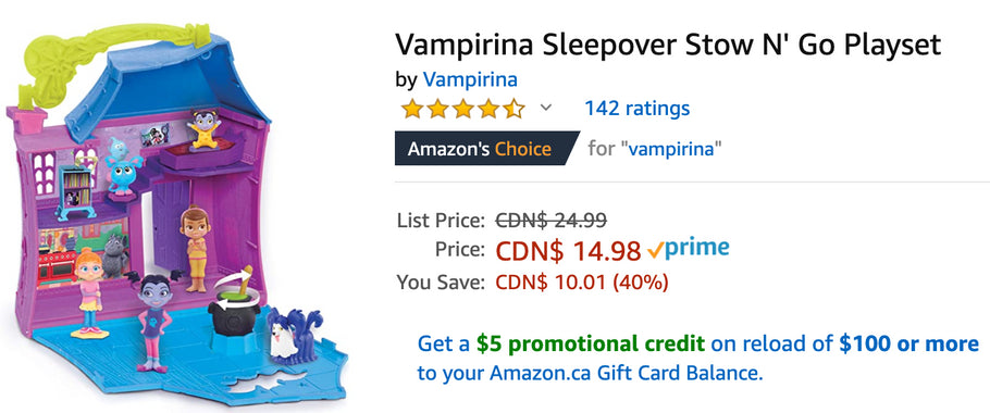 Amazon Canada Deals: Save 40% on Sleepover Stow N’ Go Playset + 31% on Air Fry Toaster OvenMore Offers + 43% on Mesh 3 Tier Document Letter Tray + More Offers