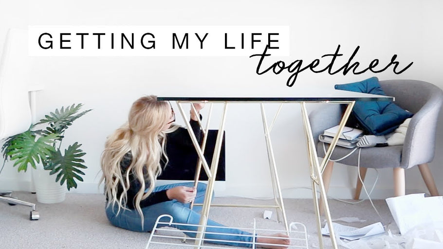 Getting My Life Together | New Desk & Organizing my Office