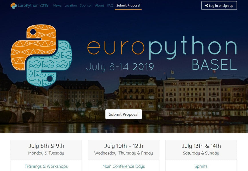 EuroPython: EuroPython 2019: Attendee briefing