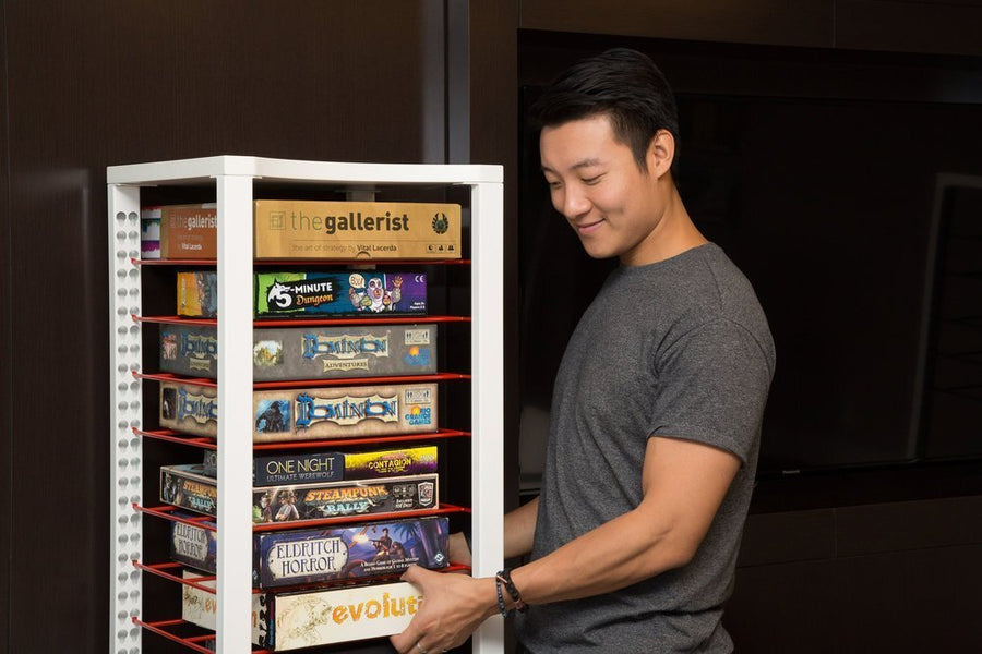 Dishy Board Game Shelf