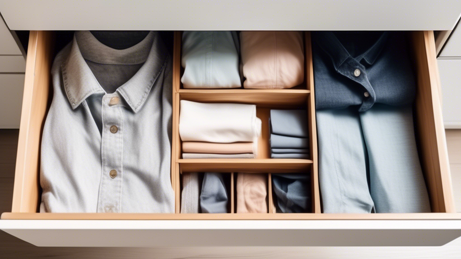 Decluttering Delight: Clothes Organizer Drawers