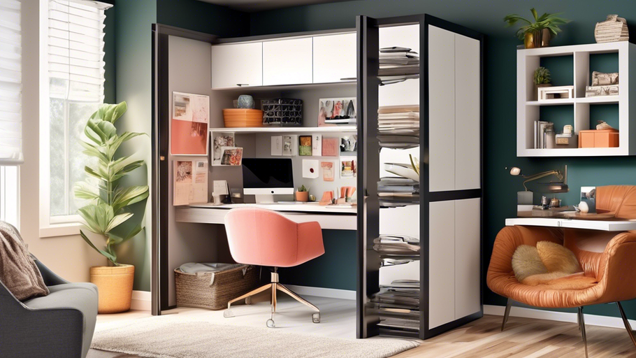 Closet Office Desk: Perfect for Tiny Spaces