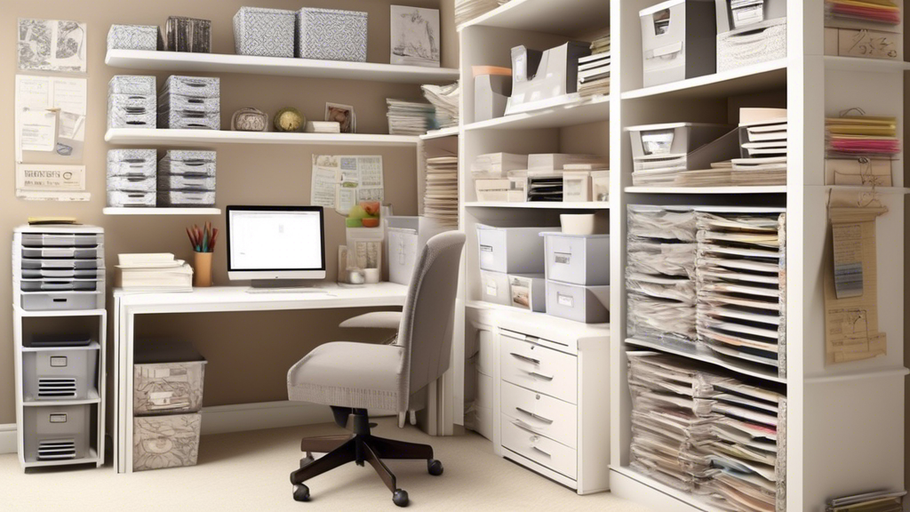 Paper Storage Simplified: Essential Organizers for a Clutter-Free Space