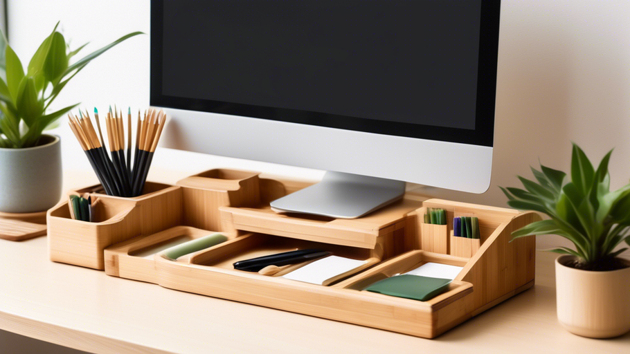 Bamboo Desk Organizer: Declutter in Style