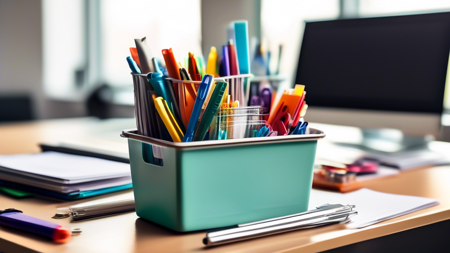 Desk Bin Essentials