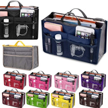 Load image into Gallery viewer, Portable Cosmetic Bag Storage Caser Bag Insert Travel Makeup Bag