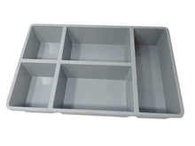 Load image into Gallery viewer, Products pro image drawer tray box organizer divider for pantry closet dresser kitchen bathroom desk 5 compartments storage 2 pack multi purpose