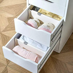 Great 4 pack adjustable drawer dividers organizer separators good grips dresser organizer for bedroom bathroom closet baby drawer desk kitchen storage