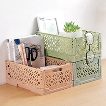 Load image into Gallery viewer, Multifunction Folding Desk Supplies Organizer Cosmetics Stationery Hollow Storage Box