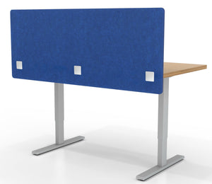 On amazon varoom acoustic partition sound absorbing desk divider kit 1 60 w x 24h back panel 2 30w x 24h side panels privacy desk mounted cubicle panels cobalt blue