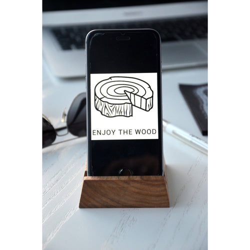 Personalized Monogram iPad iPhone Stand Phone Holder Tablet Desk Organizer Office Gift Accessories Wood Gift for Coworker Boss Friend, Stands/Docking station - EnjoyTheWood