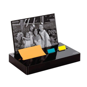 3M Post-it® Photo Frame Pop-Up Notes & Flag Disdpenser with Photo Frame, Black 369322