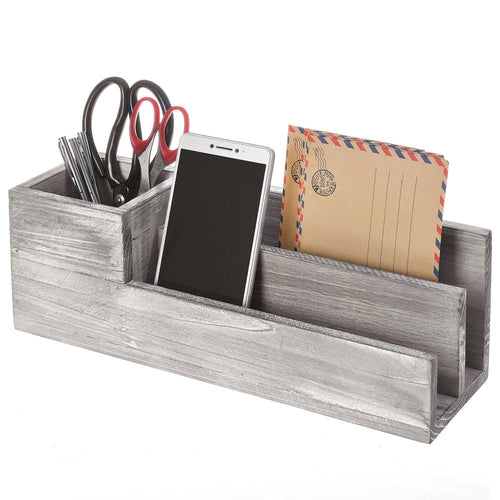 Rustic Desktop Office Supply Organizer